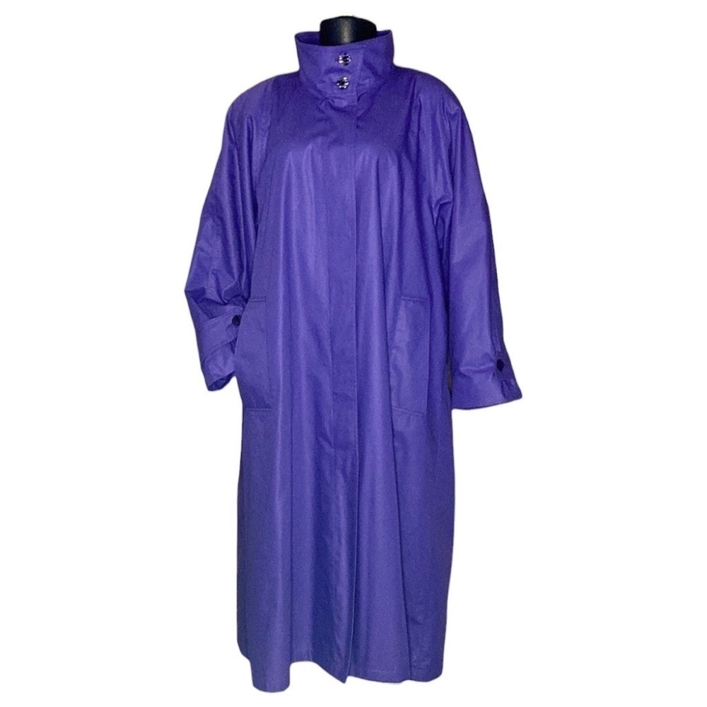 London Fog | Vintage Purple Trench Coat Full Length 12P